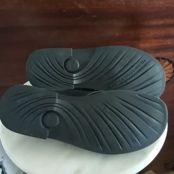 Think! Women's Vintage Punk Gothic Leather Lace-Up Shoes 7 Oxford Black Academia - Picture 7 of 8